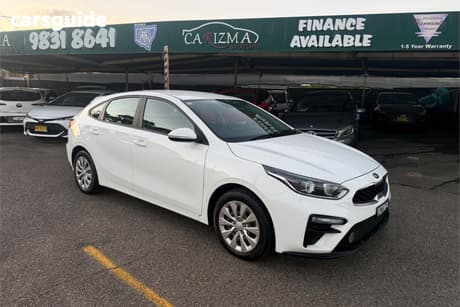 White 2020 Kia Cerato Hatchback S