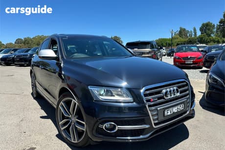 Blue 2015 Audi SQ5 Wagon 3.0 Tdi Quattro
