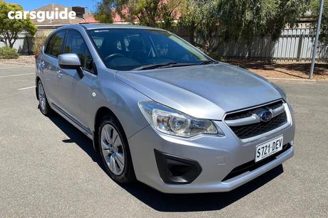 Silver 2013 Subaru Impreza Hatchback 2.0I (Awd)
