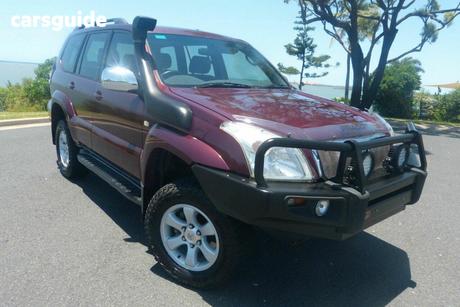 Red 2003 Toyota Landcruiser Prado Wagon Gxl (4X4)