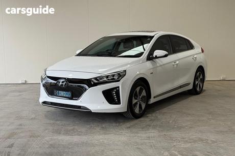 White 2019 Hyundai Ioniq Hatchback Electric Premium