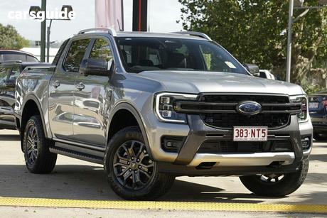 Grey 2025 Ford Ranger Double Cab Pick Up Wildtrak 3.0 (4X4)