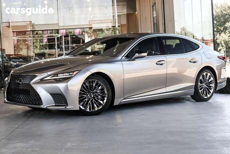 Grey 2023 Lexus LS500 Sedan Sports Luxury