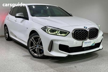 White 2021 BMW M135I Hatchback Xdrive
