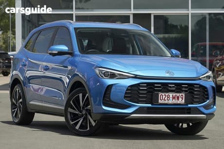 Blue 2024 MG ZS Wagon Essence Hybrid+