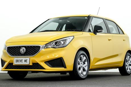 Yellow 2022 MG MG3 Hatchback Core