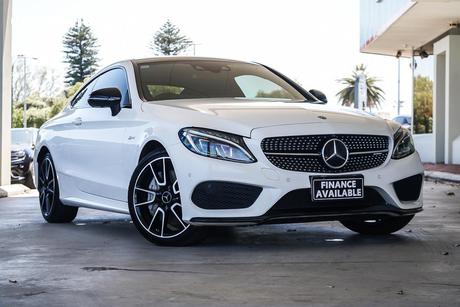 White 2017 Mercedes-Benz C43 Coupe