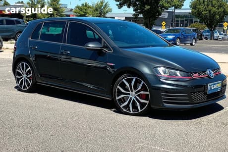 Grey 2014 Volkswagen Golf Hatchback Gti Performance