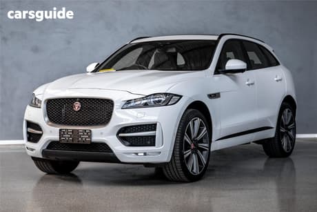 White 2018 Jaguar F-Pace Wagon 20D R-Sport Awd (132Kw)