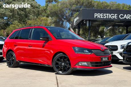 Red 2017 Skoda Fabia Wagon 81 Tsi Monte Carlo