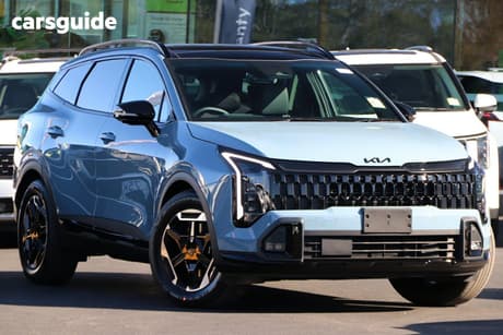 Blue 2025 Kia Sportage Wagon Gt-Line Hev (Awd)