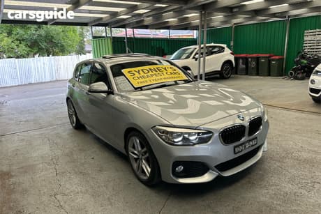 Silver 2016 BMW 125I Hatchback Sport Line
