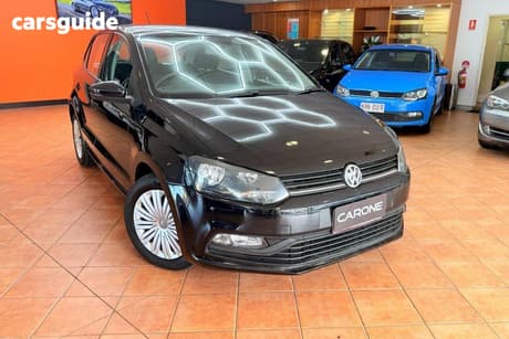 Black 2015 Volkswagen Polo Hatchback 66 Tsi Trendline
