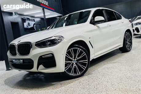 White 2019 BMW X4 Coupe Xdrive20D M Sport