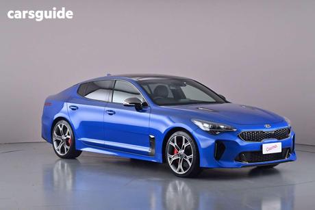 Blue 2017 Kia Stinger Sedan Gt (Black Leather)