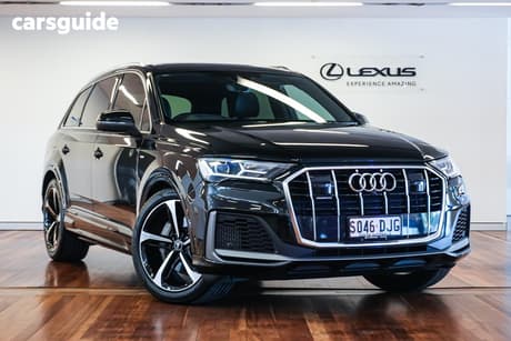 Black 2022 Audi Q7 Wagon 55 Tfsi S Line Quattro Mhev