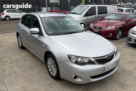 Silver 2009 Subaru Impreza Hatchback R (Awd)