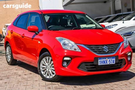 Red 2022 Suzuki Baleno Hatchback Gl