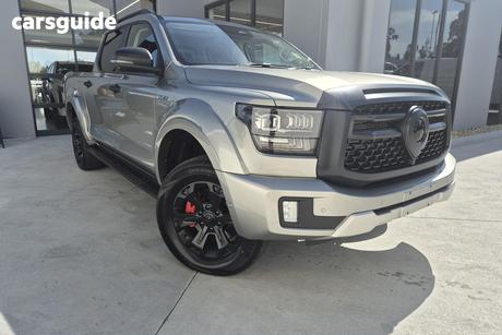 Silver 2025 GWM Cannon Alpha Dual Cab Utility Ultra Phev (4X4)