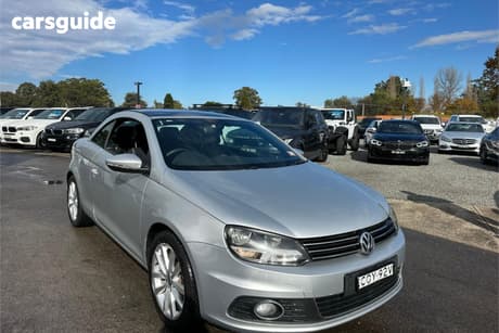 Silver 2013 Volkswagen EOS Convertible 155 Tsi