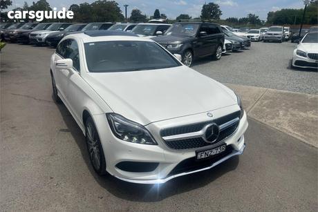 White 2017 Mercedes-Benz CLS250 Wagon D
