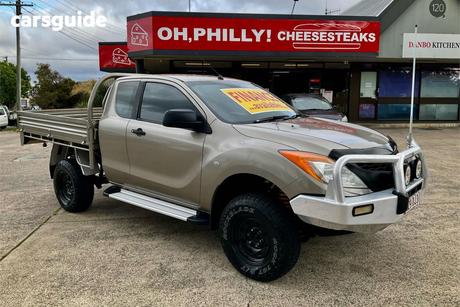 Gold 2012 Mazda BT-50 Freestyle Cab Chassis Xt (4X4)