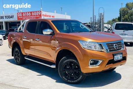 Orange 2019 Nissan Navara Dual Cab Pick-up St (4X4)