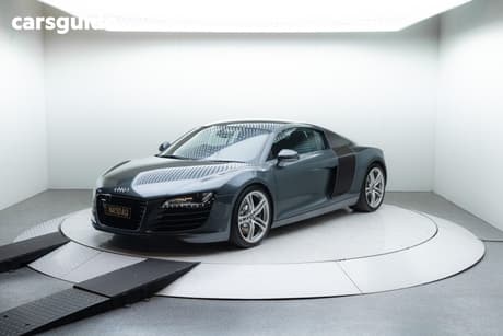 Grey 2008 Audi R8 Coupe 4.2 Fsi Quattro