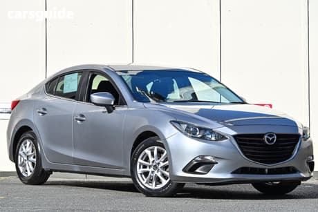 Silver 2014 Mazda 3 Sedan Maxx