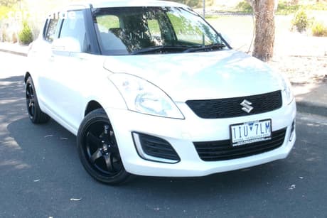 White 2016 Suzuki Swift Hatchback Gl