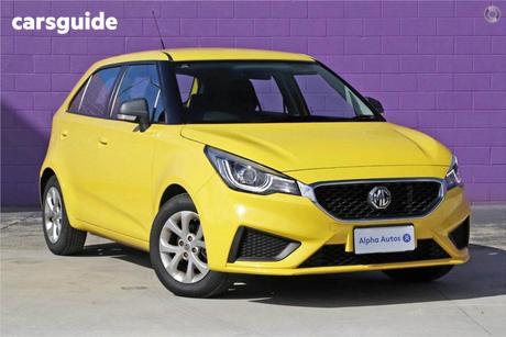 Yellow 2021 MG MG3 Hatchback Core