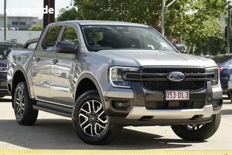 Grey 2025 Ford Ranger Double Cab Pick Up Sport 3.0 (4X4)