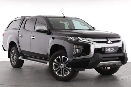 Black 2019 Mitsubishi Triton Double Cab Pick Up Gls (4X4) Premium