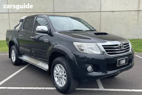 Black 2013 Toyota Hilux Dual Cab Pick-up Sr5 (4X4)