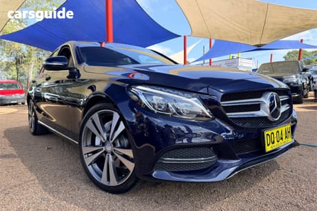 Blue 2015 Mercedes-Benz C250 Sedan