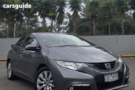 Grey 2013 Honda Civic Hatchback Dti-S