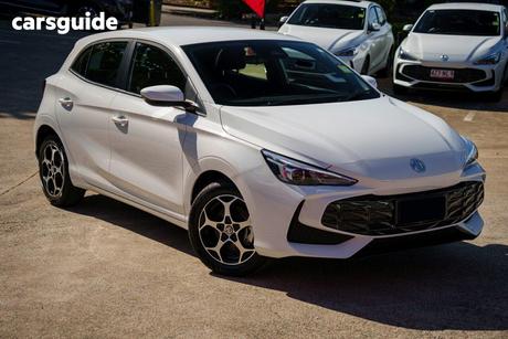 White 2025 MG MG3 Hatchback Excite Hybrid+