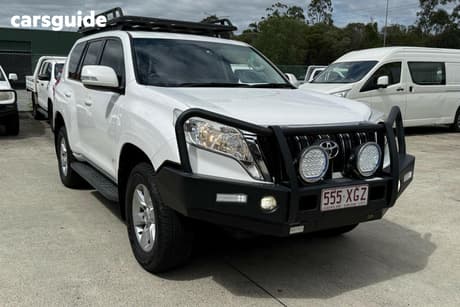 White 2017 Toyota Landcruiser Prado Wagon Gxl (4X4)