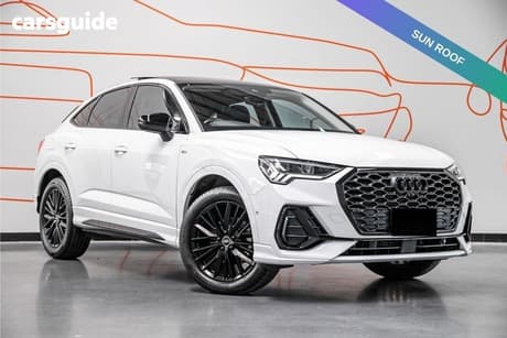 White 2022 Audi Q3 Sportback 35 Tfsi S Line