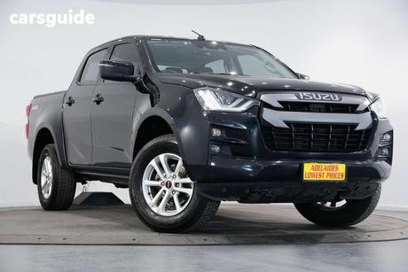 Black 2021 Isuzu D-MAX Crew Cab Utility Ls-M (4X4)