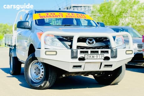 Silver 2011 Mazda BT-50 Freestyle Cab Chassis Xt (4X4)