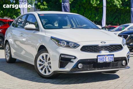 White 2021 Kia Cerato Hatchback S