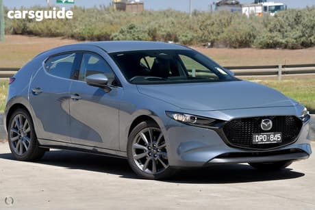 Grey 2025 Mazda 3 Hatchback G20 Touring Vision