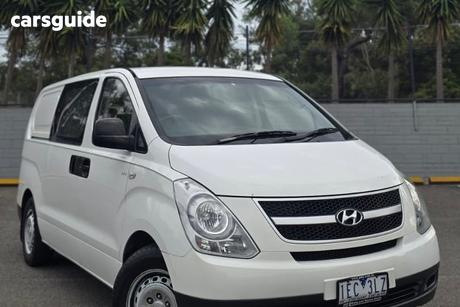 White 2016 Hyundai Iload Crew Van Crew 6S Twin Swing