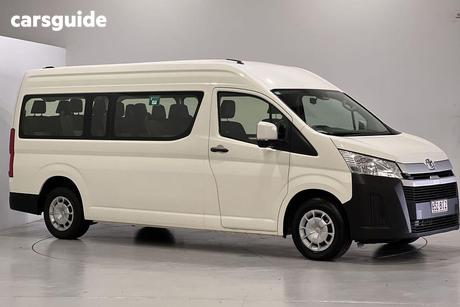 White 2021 Toyota HiAce Bus Slwb Commuter (12 Seats)