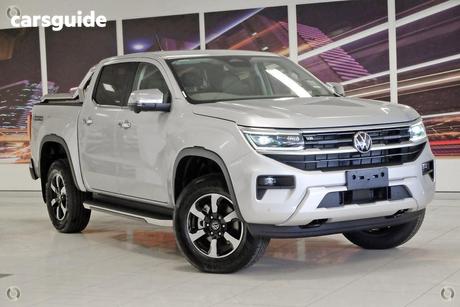Silver 2025 Volkswagen Amarok Dual Cab Utility Style Tdi600 4Motion