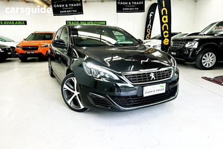 Black 2016 Peugeot 308 Hatchback Gt