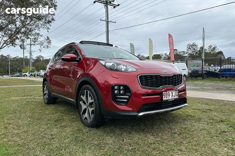 Red 2017 Kia Sportage Wagon Gt-Line (Awd)
