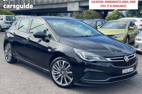 Black 2017 Holden Astra Hatchback Rs-V