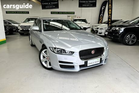 Silver 2017 Jaguar XE Sedan 20D Prestige